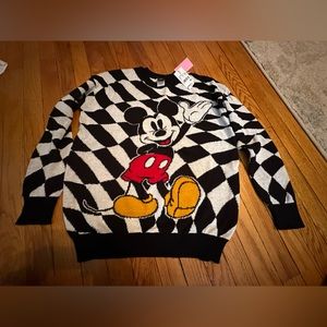 Mickey Mouse juniors small sweater NWT